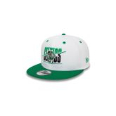 New Era Boston Celtics White Crown 9FIFTY Snapback Cap - Weiß - Mütze