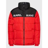 Karl Kani Retro Block Reversible Puffer Jacket Red/Black/White - Rot - Jacke