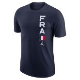 Jordan Dri-FIT France Team Tee - Blau - Kurzärmeliges T-shirt