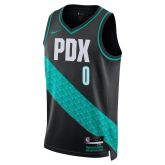 Nike Dri-FIT NBA Damian Lillard Portland Trail Blazers City Edition 2022 Swingman Jersey - Schwarz - Jersey