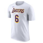 Nike NBA Los Angeles Lakers Tee White - Weiß - Kurzärmeliges T-shirt