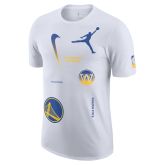 Jordan Max90 NBA Golden State Warriors Courtside Statement Edition Tee - Weiß - Kurzärmeliges T-shirt