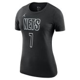 Jordan NBA Brooklyn Nets Essential Statement Edition Wmns Tee - Schwarz - Kurzärmeliges T-shirt
