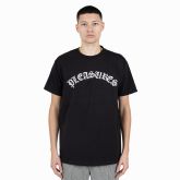 Pleasures Old E Logo Tee Black - Schwarz - Kurzärmeliges T-shirt