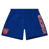 Mitchell & Ness NBA New York Knicks Team Heritage Woven Shorts - Blau - Kurze Hose