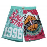 Mitchell & Ness All Star Mesh Shorts Teal - Grün - Kurze Hose