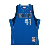 Mitchell & Ness NBA Dalls Mavericks Dirk Nowitzki Dark Jersey - Blau - Jersey