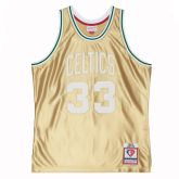 Mitchell & Ness Boston Celtics Larry Bird 75th Gold Swingman Jersey - Multi-color - Jersey