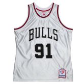 Mitchell & Ness NBA Chicago Bulls Dennis Rodman 75th Anniversary Platinum Collection Swingman Jersey - Weiß - Jersey