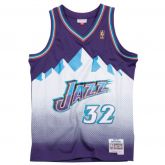Mitchell & Ness Utah Jazz Karl Malone Swingman Jersey - Violett - Jersey