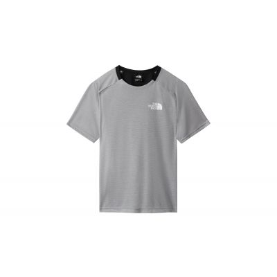 The North Face M Tee Mountain Essentials Light Grey Heather - Grau - Kurzärmeliges T-shirt