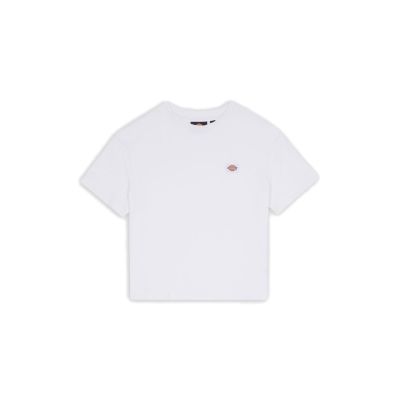 Dickies Oakport Cropped T-Shirt W - Weiß - Kurzärmeliges T-shirt