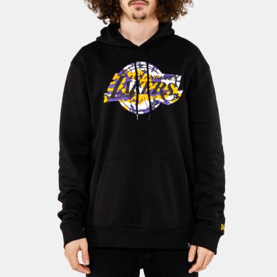 NEW ERA NBA Infill TM Logo Hoody Los Angeles Lakers Black - Schwarz - Hoodie