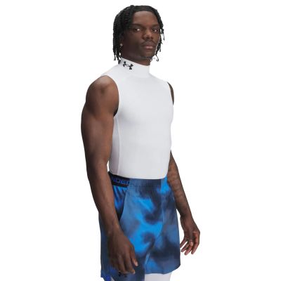 Under Armour UA HG Armour Comp Mock SL White - Weiß - Kompressionsshirt Under Armour UA HG Armour Comp Mock SL White - Weiß - Kompressionsshirt