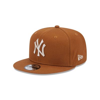 New Era New York Yankees League Essential Brown 9FIFTY Snapback Cap - Braun - Mütze