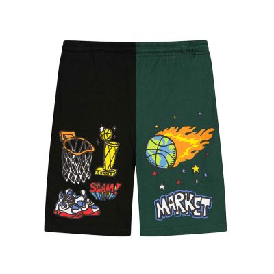 Market Memorabilia Shorts Green - Grün - Kurze Hose