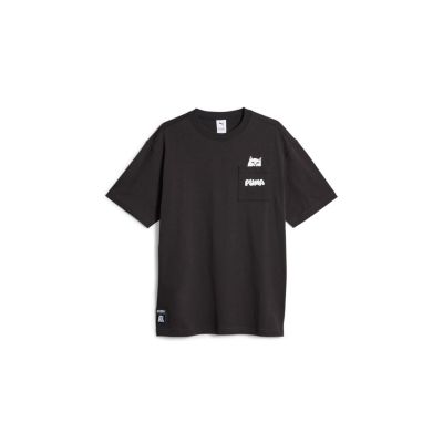 Puma x RIPNDIP Pocket Tee - Schwarz - Kurzärmeliges T-shirt