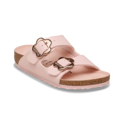 Birkenstock Arizona Flowers Birko-Flor Narrow Fit Light Rose Tonal - Rosa - Sandalen Birkenstock Arizona Flowers Birko-Flor Narrow Fit Light Rose Tonal - Rosa - Sandalen