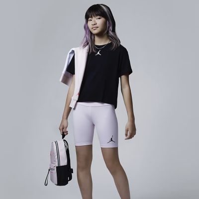 Jordan Girls Essentials Bike Shorts Pink Foam - Rosa - Kurze Hose