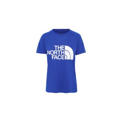 The North Face W Graphic Play Hard slim Fit Tee - Blau - Kurzärmeliges T-shirt
