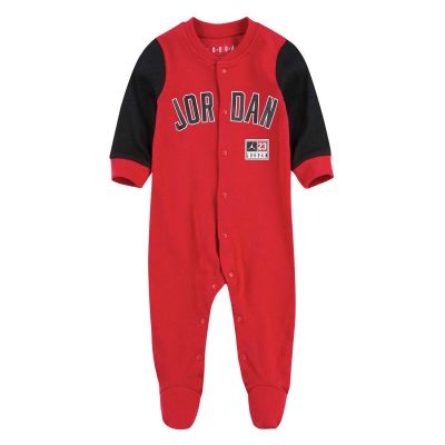 Jordan Diamond Footed Coverall Bodysuit Gym Red - Rot - body