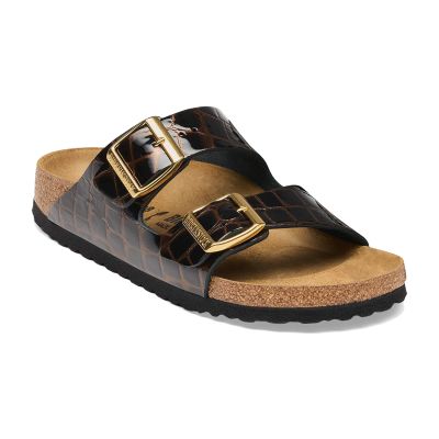 Birkenstock Arizona Leather Narrow Emboss Leather Black - Schwarz - Sandalen Birkenstock Arizona Leather Narrow Emboss Leather Black - Schwarz - Sandalen