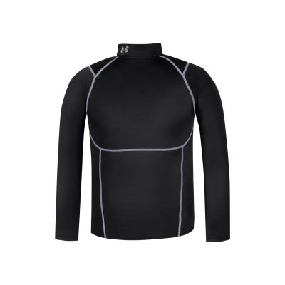 Under Armour UA HG Elite Comp Mock LS Black - Schwarz - Kompressionsshirt mit langen Ärmeln Under Armour UA HG Elite Comp Mock LS Black - Schwarz - Kompressionsshirt mit langen Ärmeln