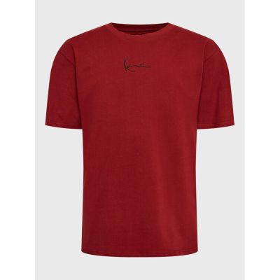 Karl Kani Small Signature Essential Tee Dark Red - Rot - Kurzärmeliges T-shirt