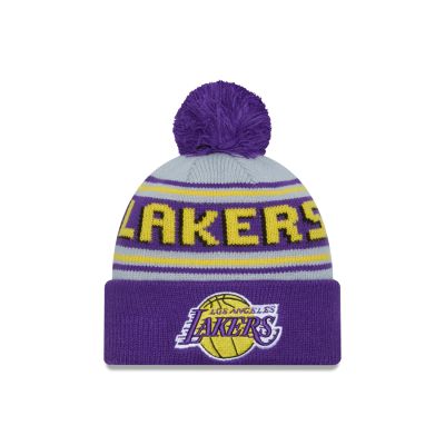 New Era NBA Knit Medium Beanie Los Angeles Lakers - Violett - Mütze New Era NBA Knit Medium Beanie Los Angeles Lakers - Violett - Mütze