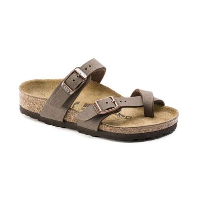 Birkenstock Mayari Kids Birko-Flor Birkibuc Regular Fit - Braun - Sandalen Birkenstock Mayari Kids Birko-Flor Birkibuc Regular Fit - Braun - Sandalen