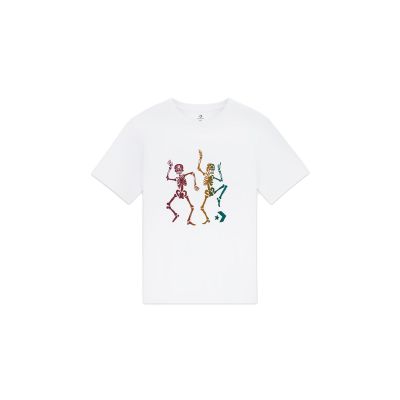 Converse Dotd Graphic SS Tee White - Weiß - Kurzärmeliges T-shirt