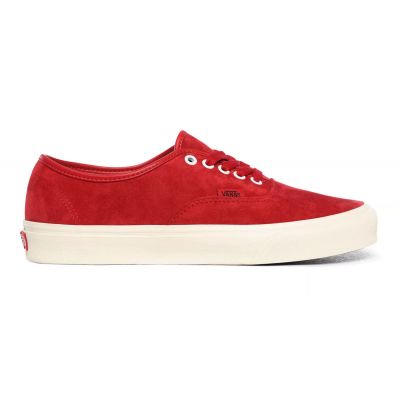 Vans Ua Authentic (Pig Suede)Chl Ppr/Tr Wht - Rot - Turnschuhe