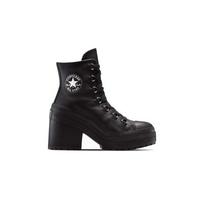 Converse Chuck 70 De Luxe Heel Platform Leather - Schwarz - Turnschuhe Converse Chuck 70 De Luxe Heel Platform Leather - Schwarz - Turnschuhe
