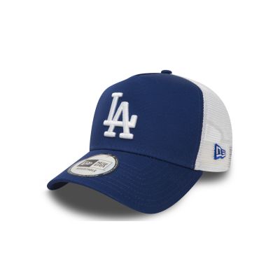 New Era LA Dodgers Clean Blue A-Frame Trucker Cap - Blau - Mütze