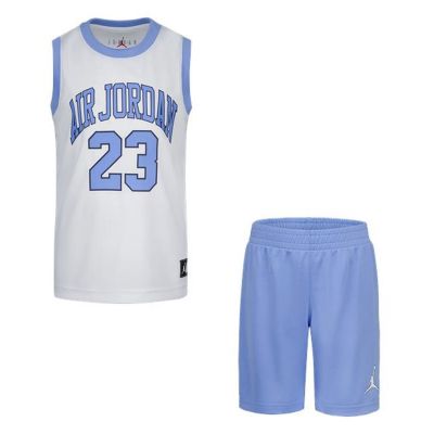 Jordan Boys Muscle Tank And Shorts 2pc Set University Blue - Blau - set