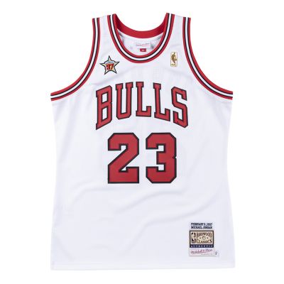 Mitchell & Ness NBA Michael Jordan Chicago Bulls - 1997 - Authentic Jersey - Weiß - Jersey