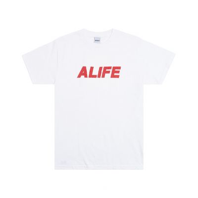 Alife Sonar Tee White - Weiß - Kurzärmeliges T-shirt