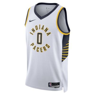 Nike Dri-FIT NBA Indiana Pacers Tyrese Haliburton Association Edition Swingman Jersey - Weiß - Jersey Nike Dri-FIT NBA Indiana Pacers Tyrese Haliburton Association Edition Swingman Jersey - Weiß - Jersey