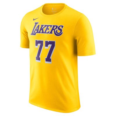 Nike NBA Luka Dončić Los Angeles Lakers Icon Edition Tee Amarillo - Gelb - Kurzärmeliges T-shirt Nike NBA Luka Dončić Los Angeles Lakers Icon Edition Tee Amarillo - Gelb - Kurzärmeliges T-shirt