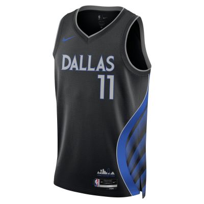 Nike NBA Kyrie Irving Dallas Mavericks City Edition Swingman Jersey Black - Schwarz - Jersey