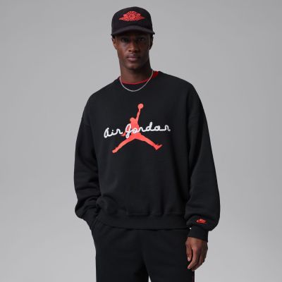 Jordan Brooklyn Fleece Crewneck Sweatshirt Black - Schwarz - Hoodie Jordan Brooklyn Fleece Crewneck Sweatshirt Black - Schwarz - Hoodie