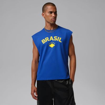 Jordan Sleeveless Graphic Tee Old Royal - Blau - Kurzärmeliges T-shirt Jordan Sleeveless Graphic Tee Old Royal - Blau - Kurzärmeliges T-shirt