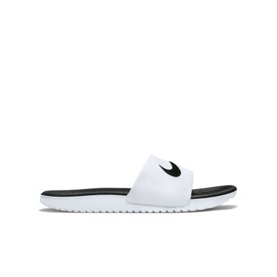Nike Kawa "White Black" Slides (GS/PS) - Weiß - Flip-Flops