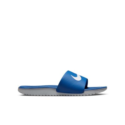 Nike Kawa "Hyper Cobalt" Slides (GS/PS) - Blau - Flip-Flops