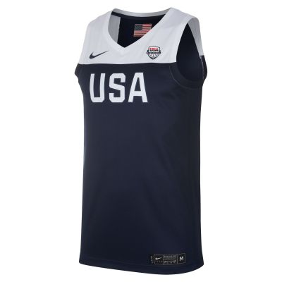 Nike USA (Road) Basketball Jersey - Blau - Jersey