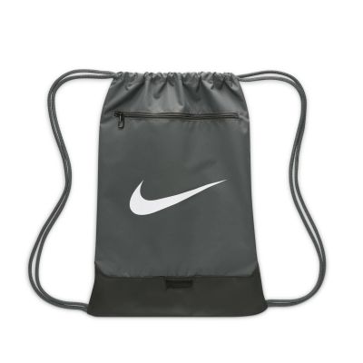 Nike Brasilia 9.5 Drawstring Training Gymsack Iron Grey (18L) - Grau - Tasche