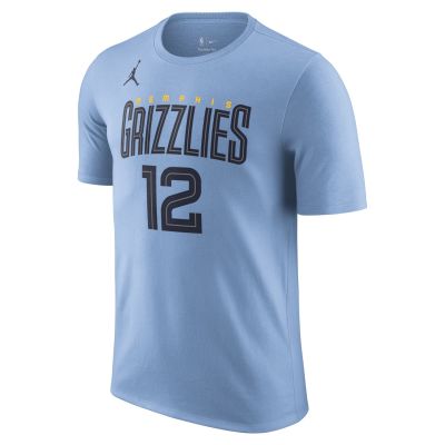 Jordan NBA Memphis Grizzlies Statement Edition Tee - Blau - Kurzärmeliges T-shirt