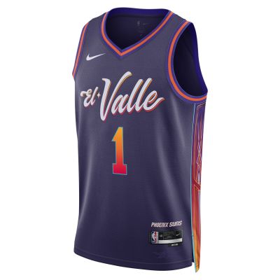Nike Dri-FIT NBA Phoenix Suns Devin Booker City Edition 23/24 Swingman Jersey - Violett - Jersey