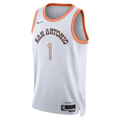 Nike NBA Dri-FIT Victor Wembanyama San Antonio Spurs City Edition 2023/24 Jersey - Weiß - Jersey
