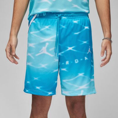 Jordan Essentials AOP Shorts Aquatone - Blau - Kurze Hose